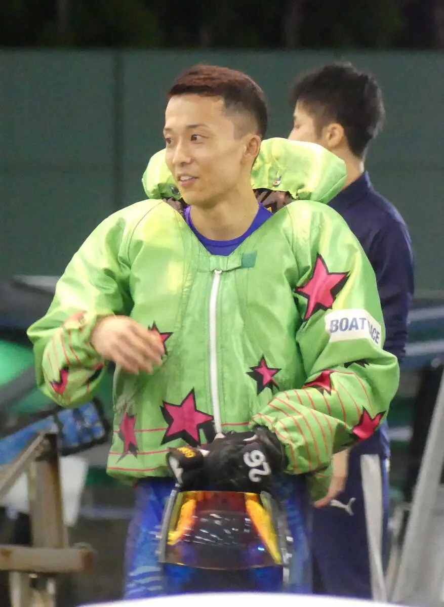 3日目12Rを6コースから勝った宮之原輝紀