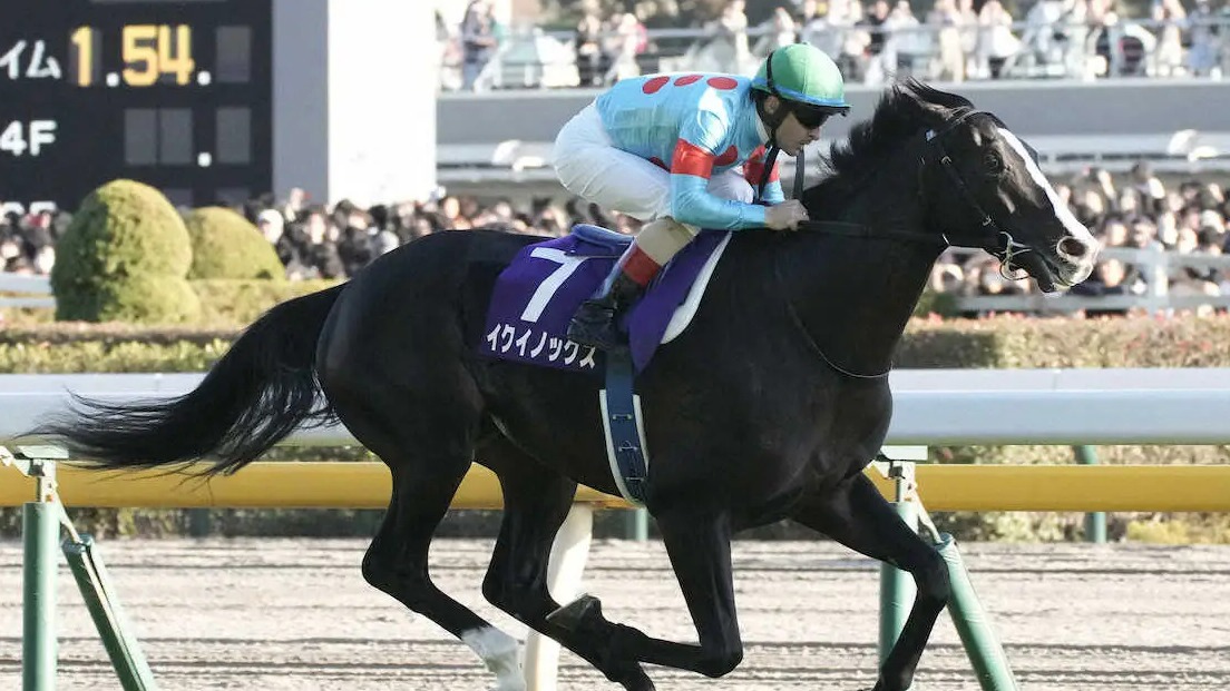 ＜天皇賞・秋＞レースを制したイクイノックス（撮影・郡司　修）