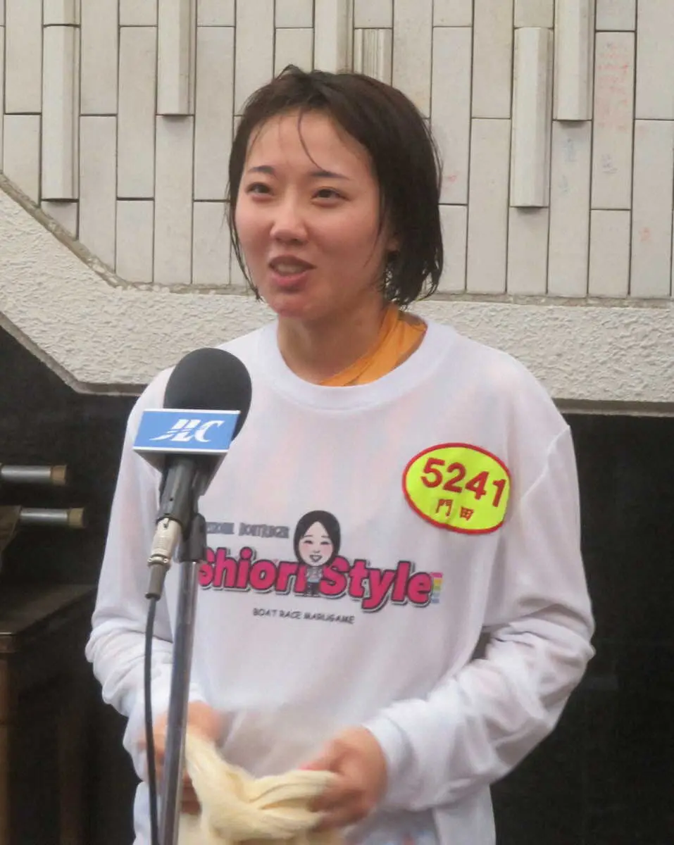 地元水面でデビュー初勝利を挙げた門田栞