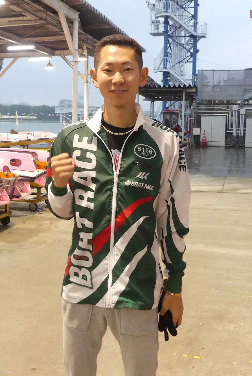準優勝戦に向けて闘志をむき出しにする仲道大輔