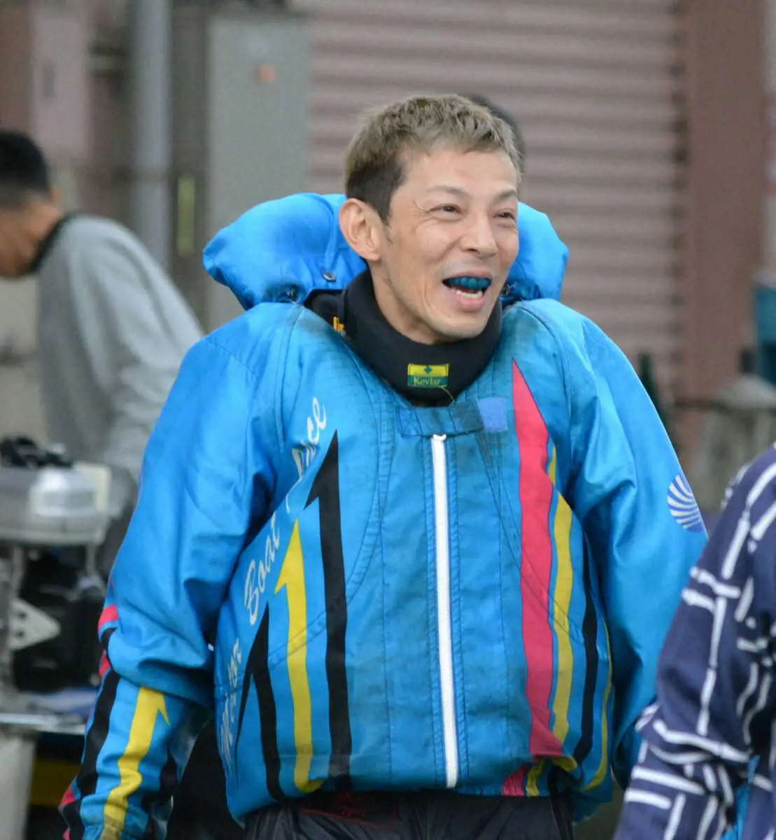 初日連勝を飾った蜷川哲平