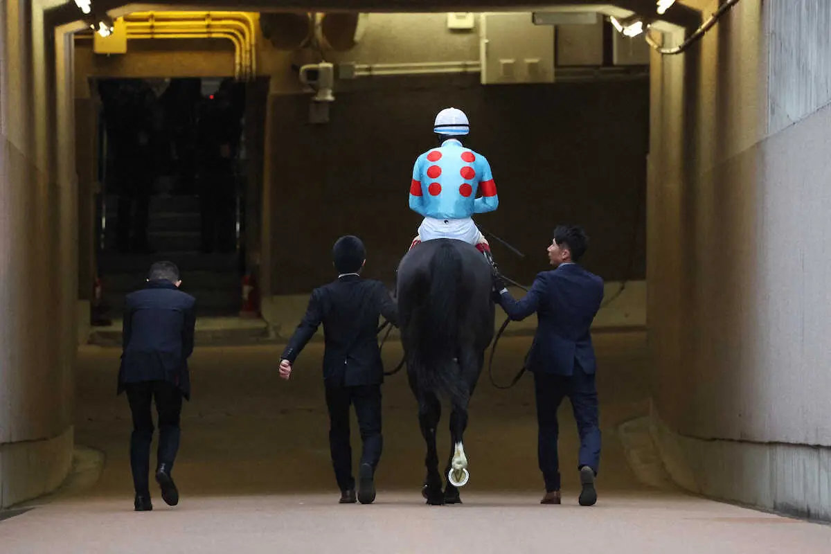 ジャパンカップでG1・6連勝を果たしたイクイノックス。左端は感極まる木村師