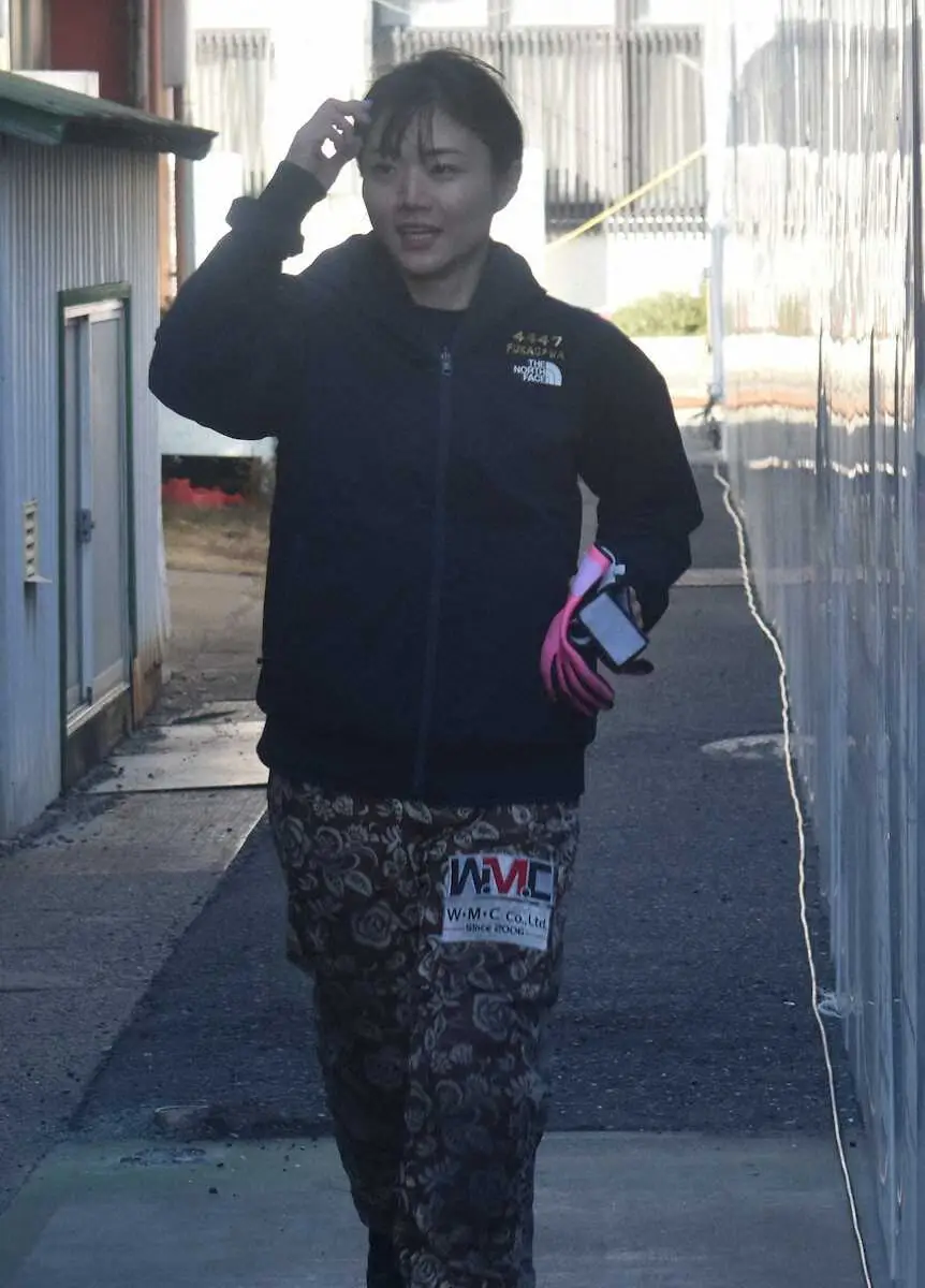 前検日の整備で気配バッチリ、ここまで3戦2勝の深川麻奈美