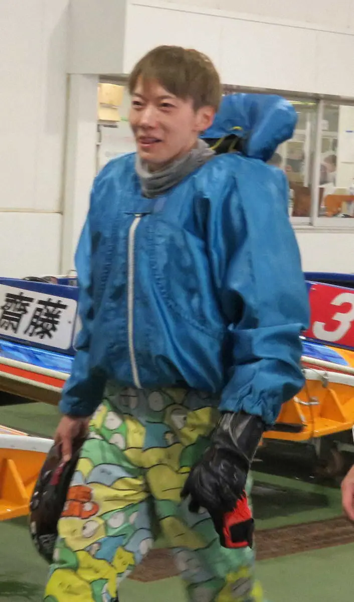 初日連勝の金子拓矢（浜名湖）　　　　　　　　　　　　　　　　　　　　　　　　　　　　　　　