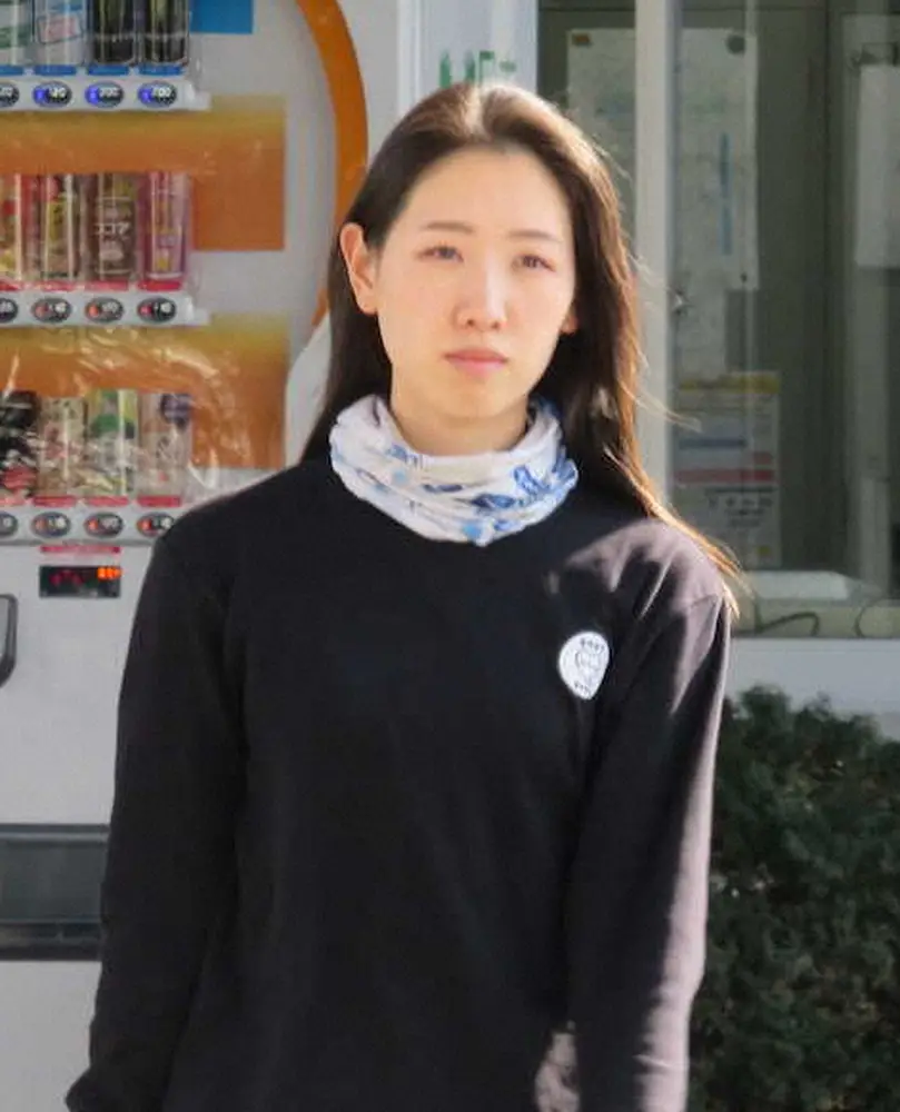 初日11R女子戦の1号艇を担う上田紗奈　　　　　　　　　　　　　