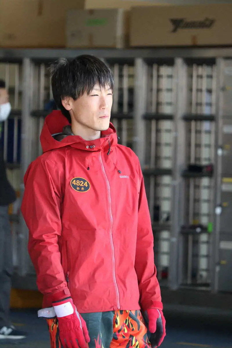 果敢な走りを連発させている松井　視線の先に見えるものは?