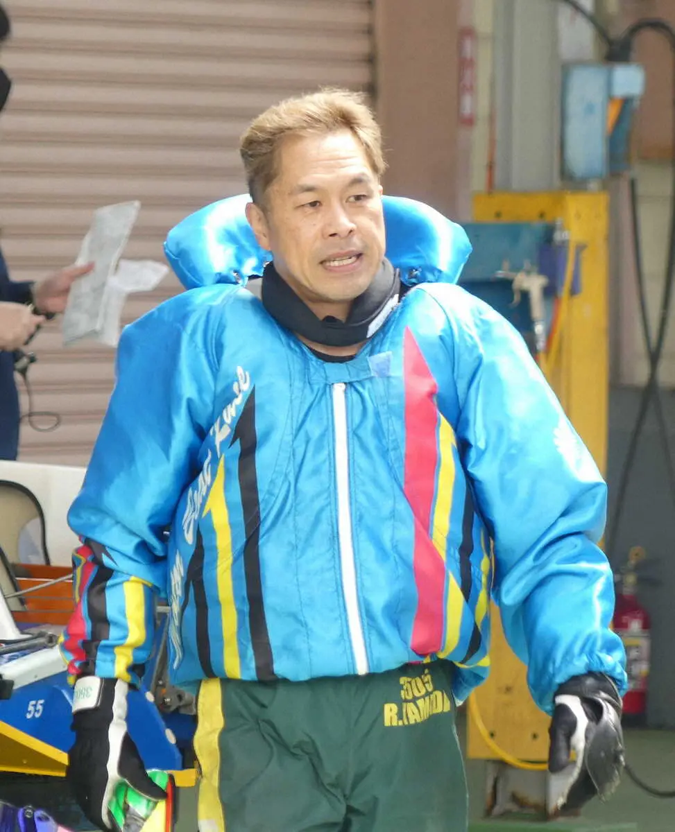 初日2Rでカド捲りを決めた山田竜一