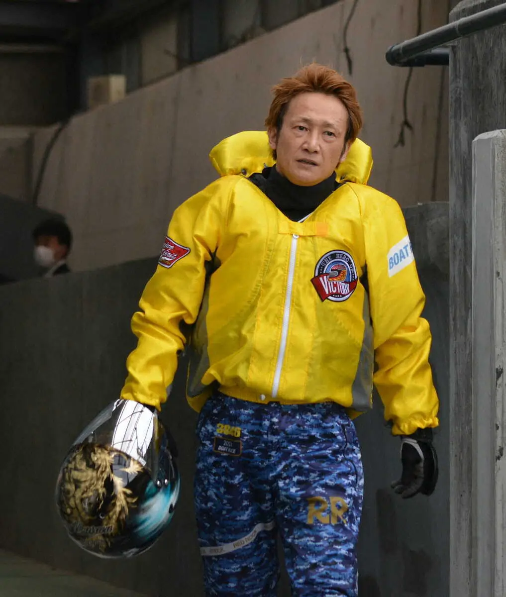 10R準優勝戦で2着に入り、優勝戦に進出した赤岩善生