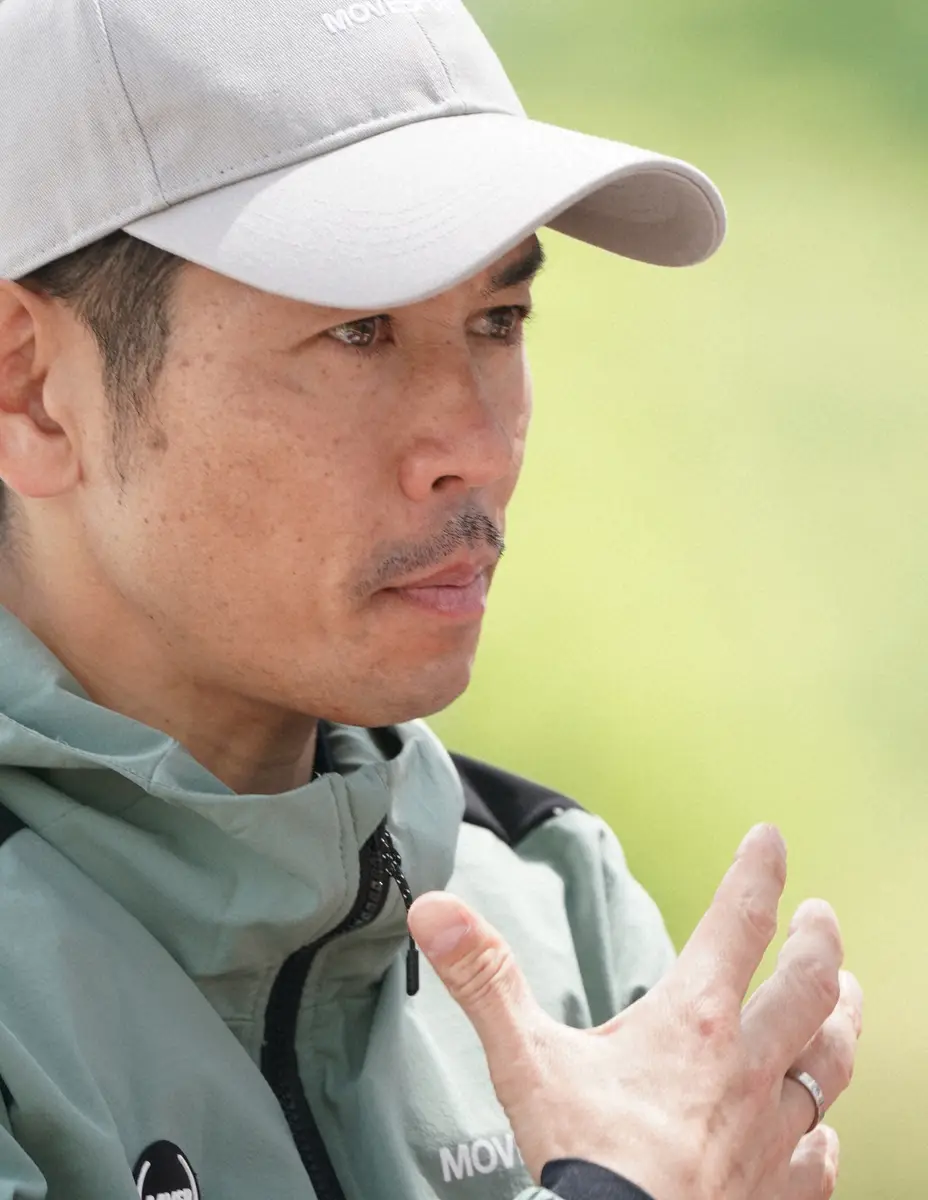康太のために―。インタビューに応える戸崎（撮影・村上　大輔）