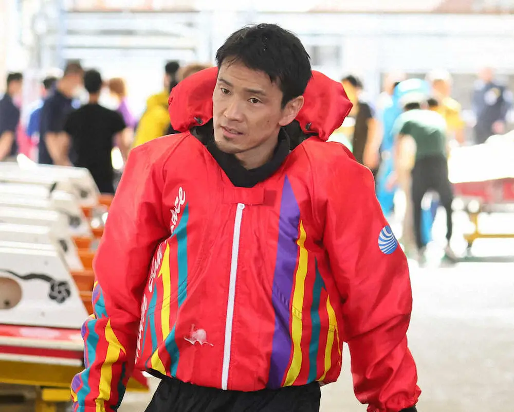 優勝戦進出を決めた馬場（撮影・尾崎　有希）