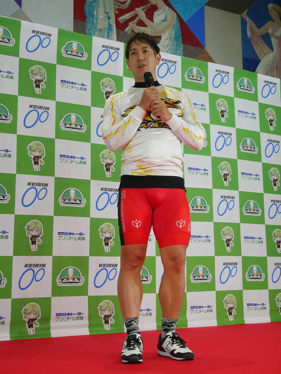 ＜前橋競輪場＞トークショーを行った松浦悠士