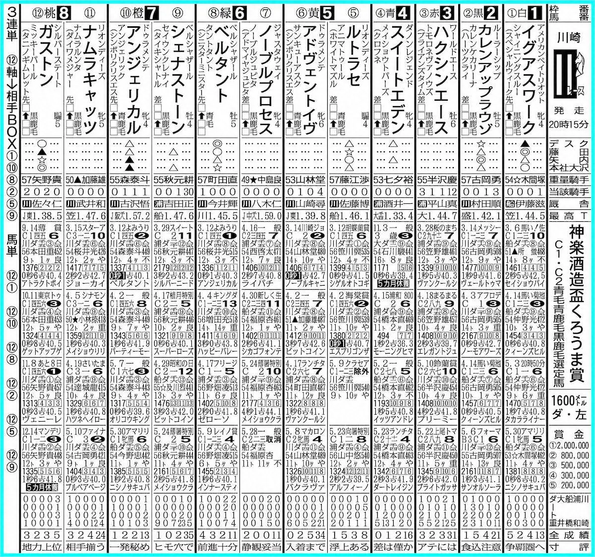10日川崎11R