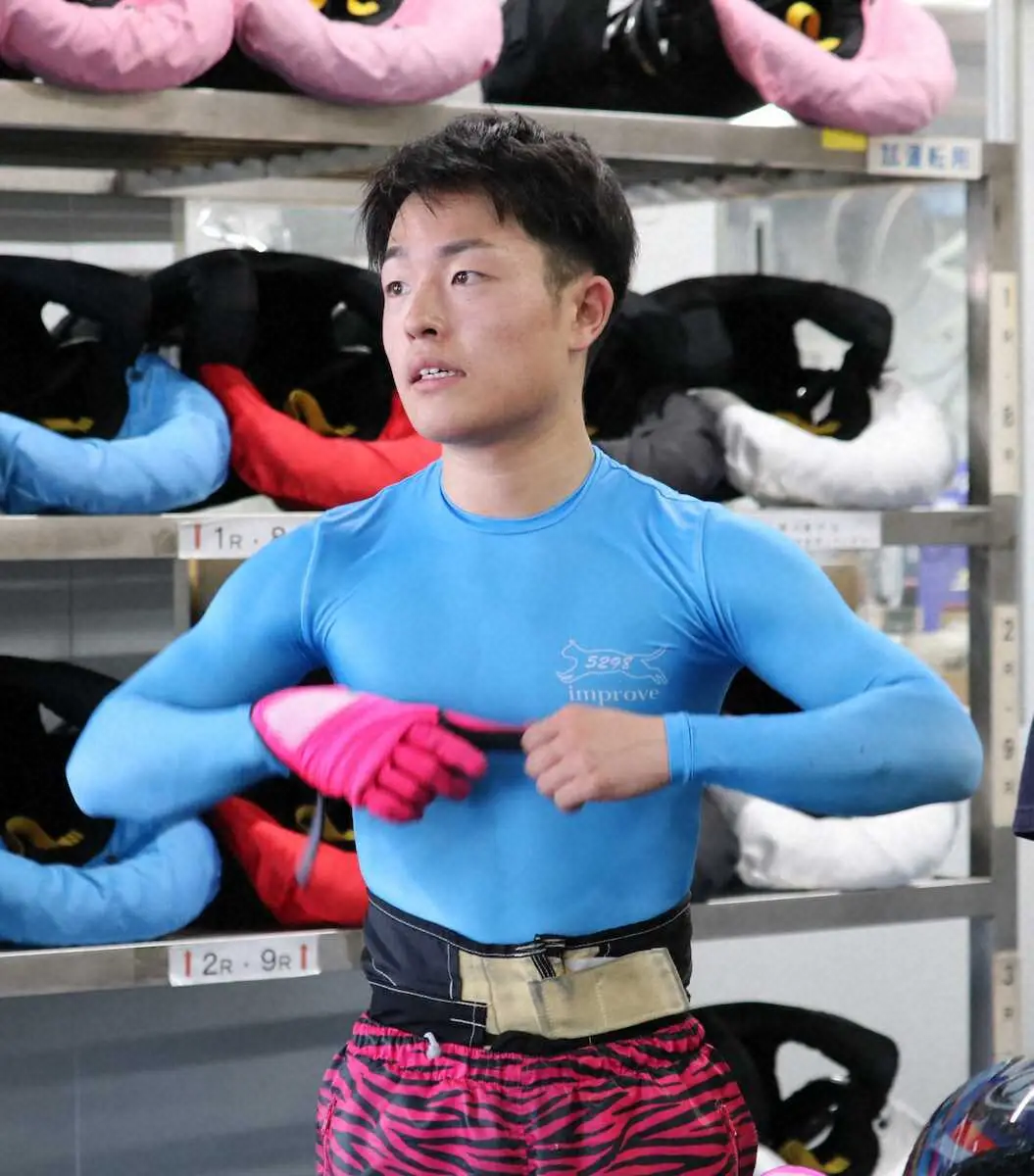 初日2走共に豪快なレース運びを披露した水谷