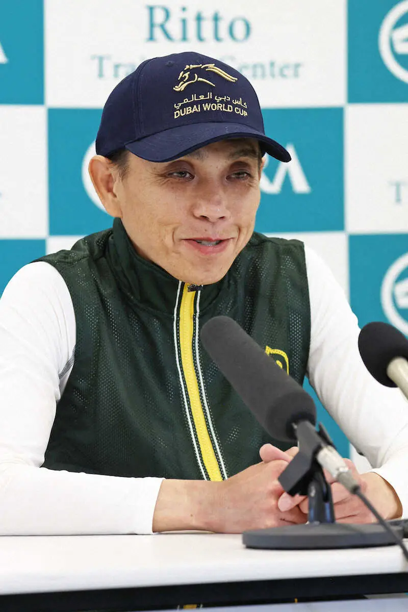 ＜宝塚記念＞ベラジオオペラについて語る上村洋行調教師