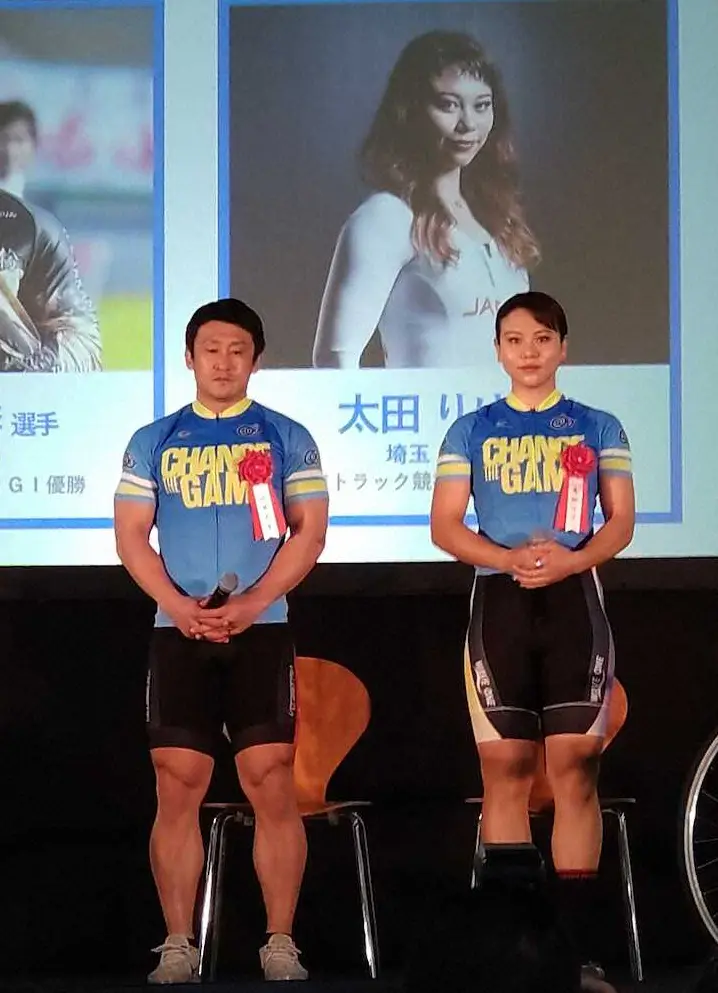 次世代型総合トレーニングセンター建設は太田りゆ（右）も歓迎。「いい環境がいい結果につながる」と語った。左は北井佑季