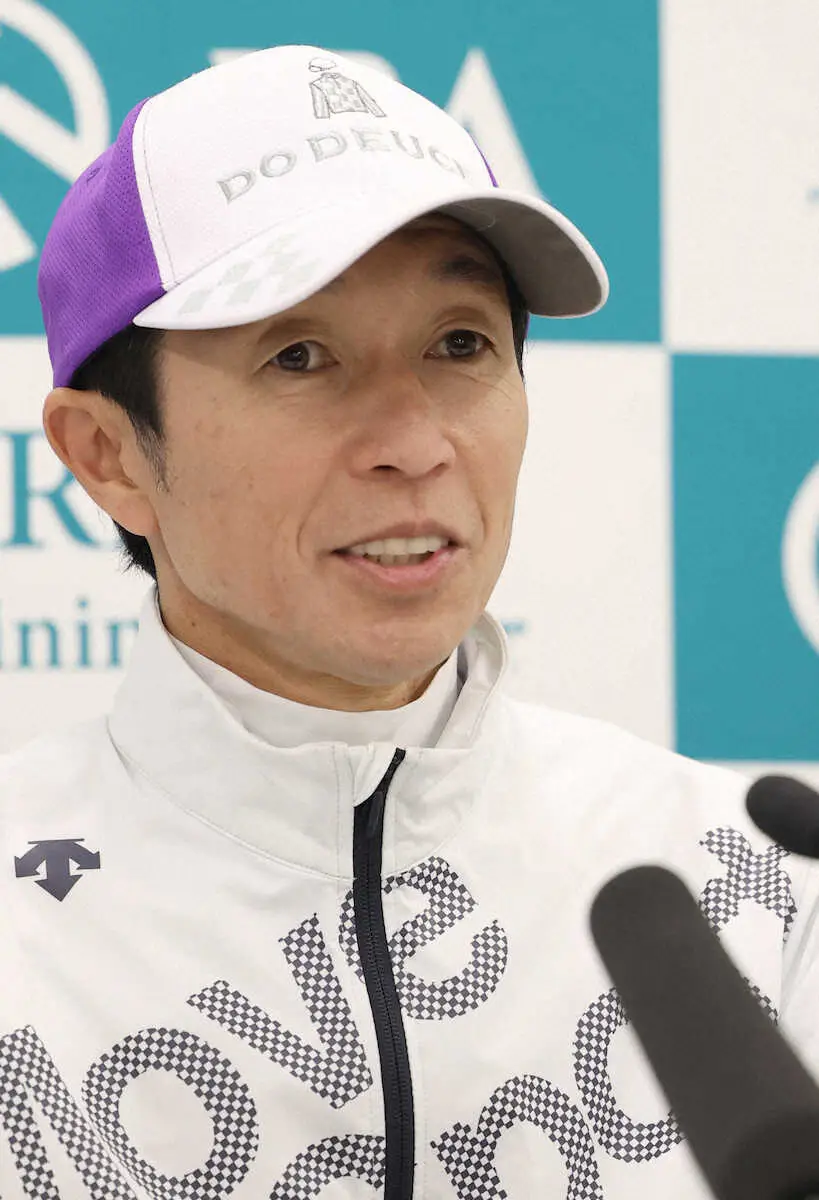 武豊（撮影・亀井直樹）　