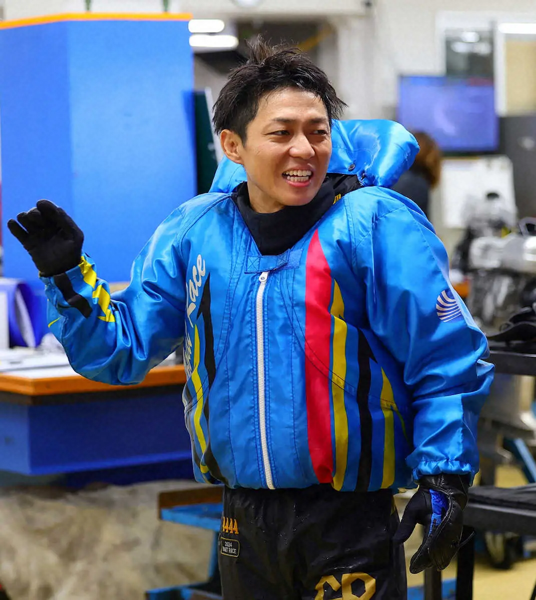 ボートレースダービーを制した桐生順平
