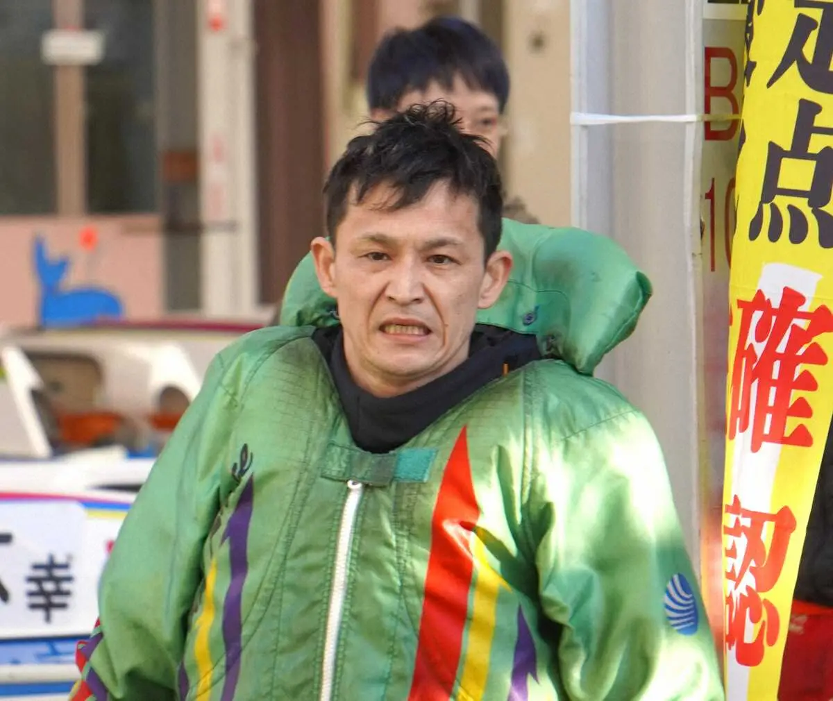 6号艇から優勝戦に乗ってきた古賀繁輝